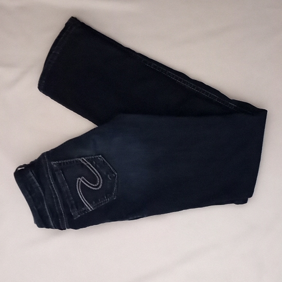 Women's Silver Slim Boot Jeans 26x33 - Picture 2 of 4